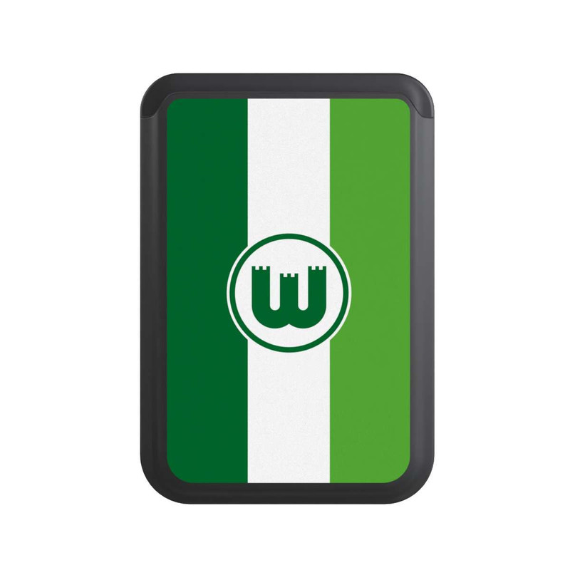 Cardholder VfL Wolfsburg Zinnenwappen Streifen