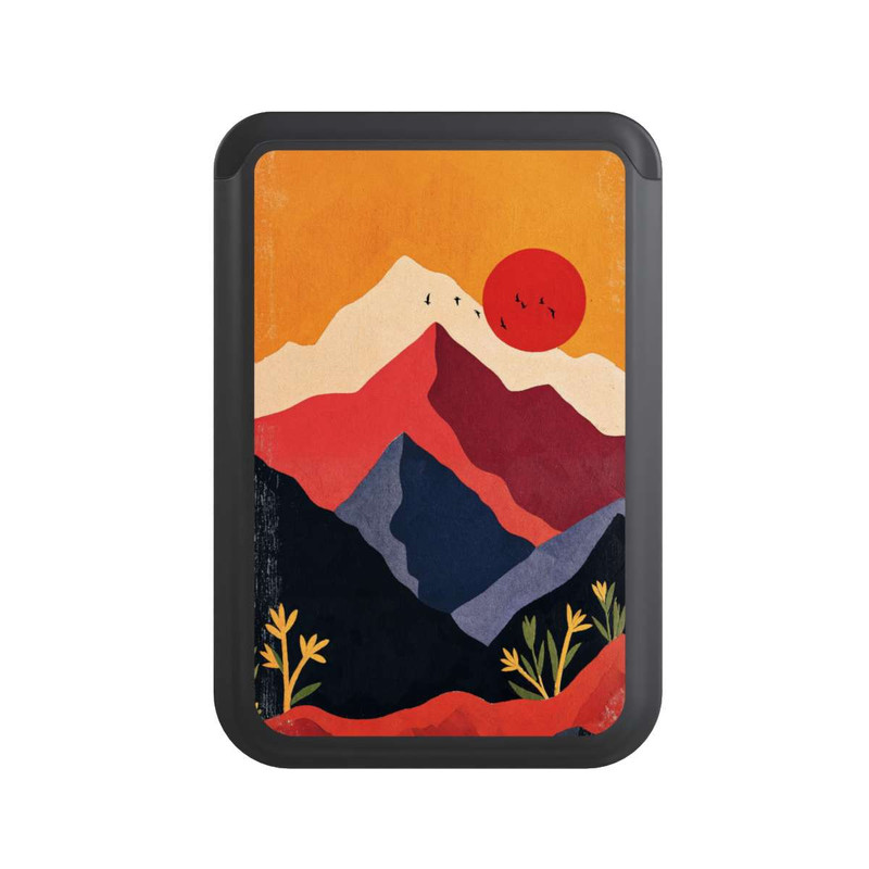  Cardholder Les Alpes En Rouge 