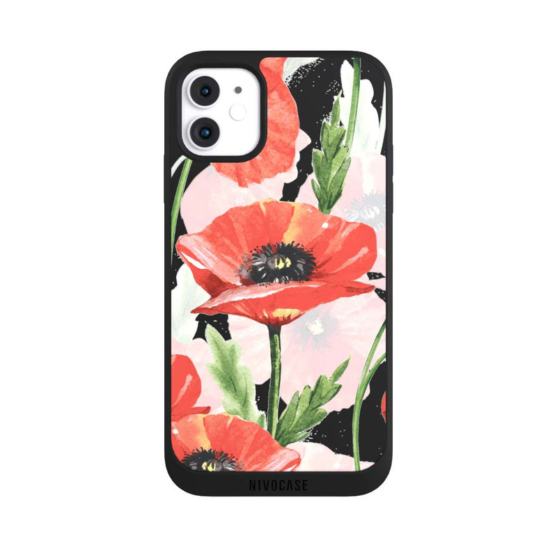 iPhone 11 NIVOpure Prairie de Coquelicots sans Fond 