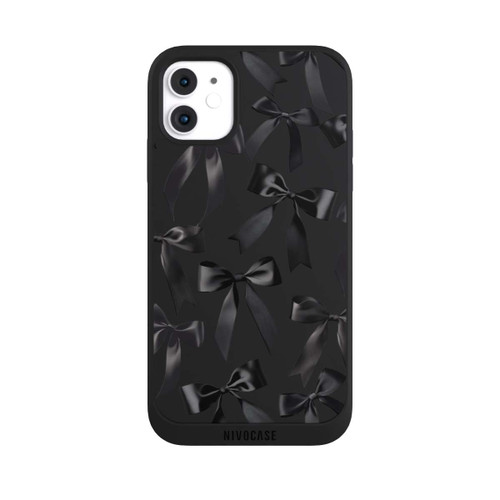 Apple iPhone 11 NIVOpure Schwarze Satinschleifen