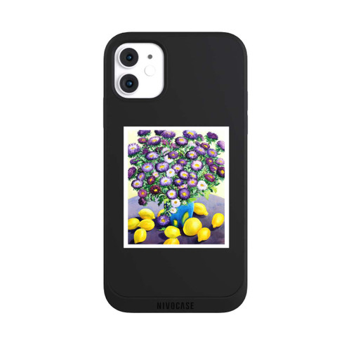 Apple iPhone 11 NIVOpure Purple Asters and Lemons by Christopher Ryland