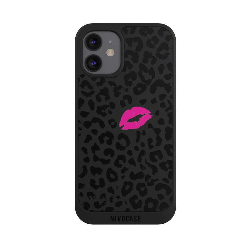 iPhone 12 mini NIVOpure Léopard Bisou sans Fond