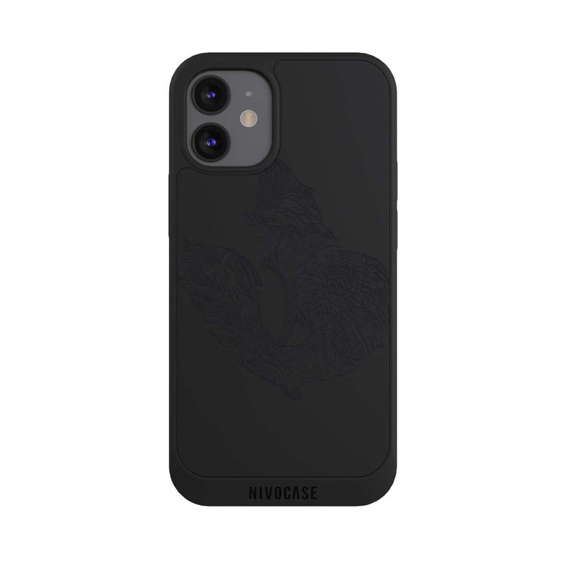 iPhone 12 mini NIVOpure Renard orné sans fond
