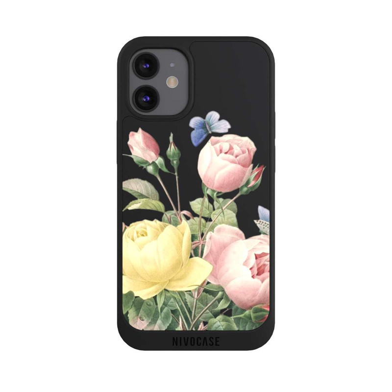 iPhone 12 mini NIVOpure Roses Pastelles sans Fond
