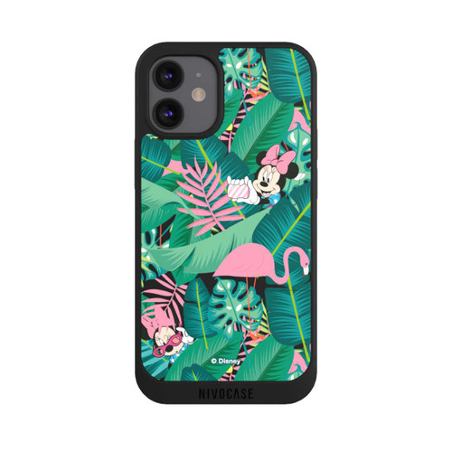 Apple iPhone 12 mini NIVOpure Minnie Summer Palmblätter ohne Hintergrund