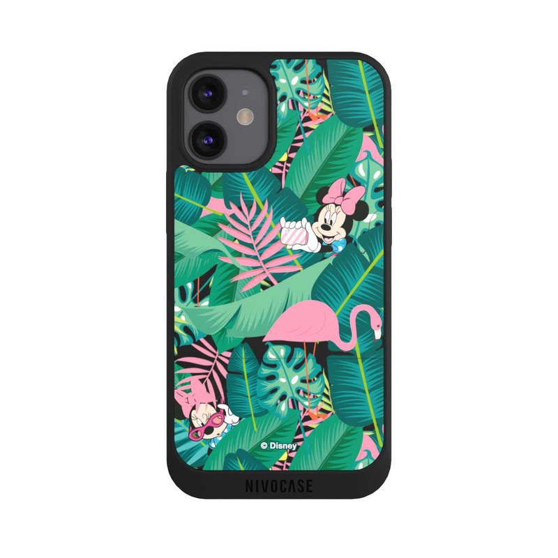 iPhone 12 mini NIVOpure Minnie Summer Palmblätter ohne Hintergrund