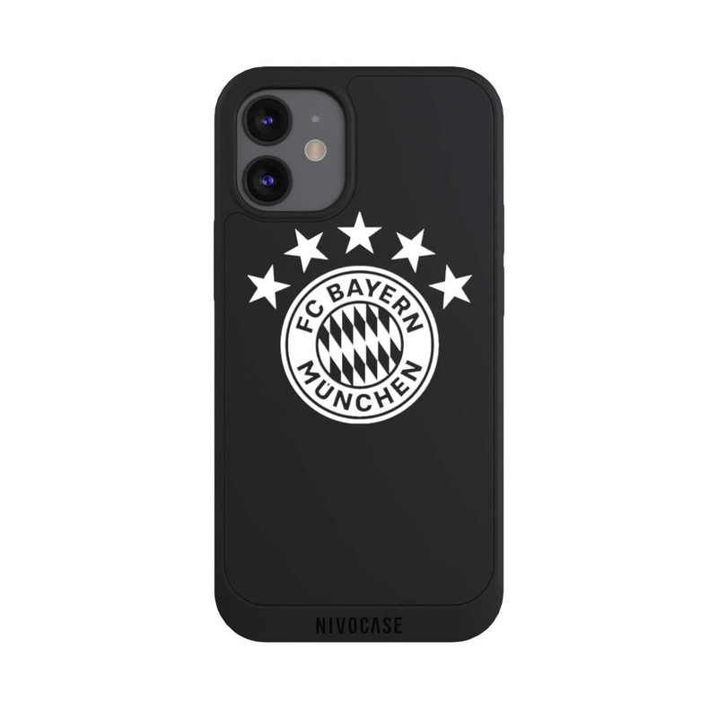 iPhone 12 mini NIVOpure FCB Logo plain with stars - transparent