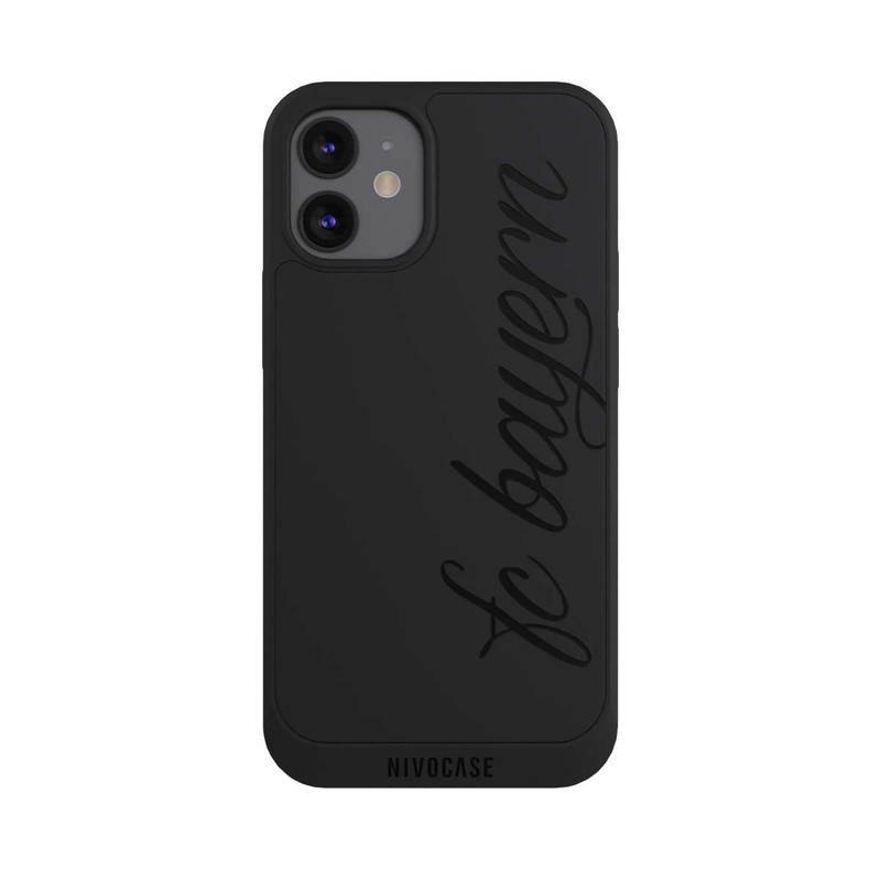 iPhone 12 mini NIVOpure Black FCB Girlmotiv - transparent