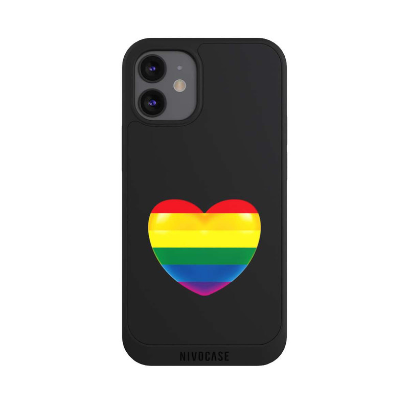 iPhone 12 mini NIVOpure Pride Heart ohne Hintergrund