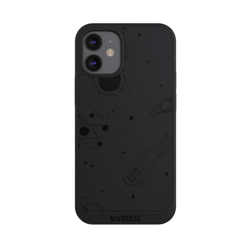 iPhone 12 mini NIVOpure Galaxie noire sans fond