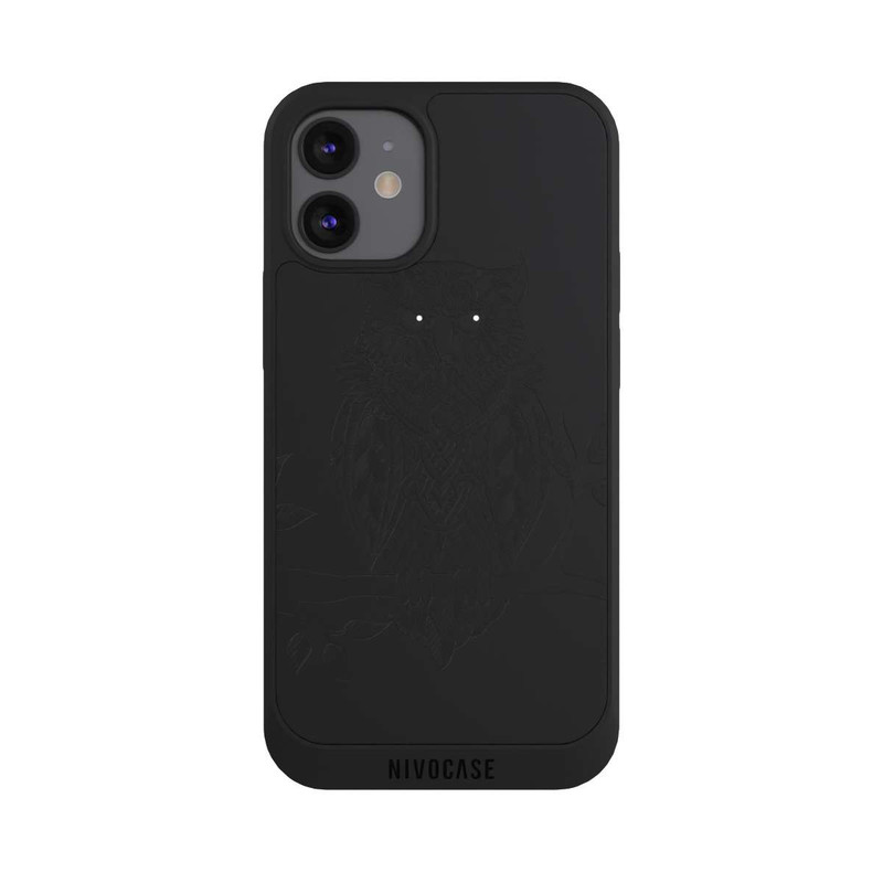 iPhone 12 mini NIVOpure Mandala de hibou sans fond