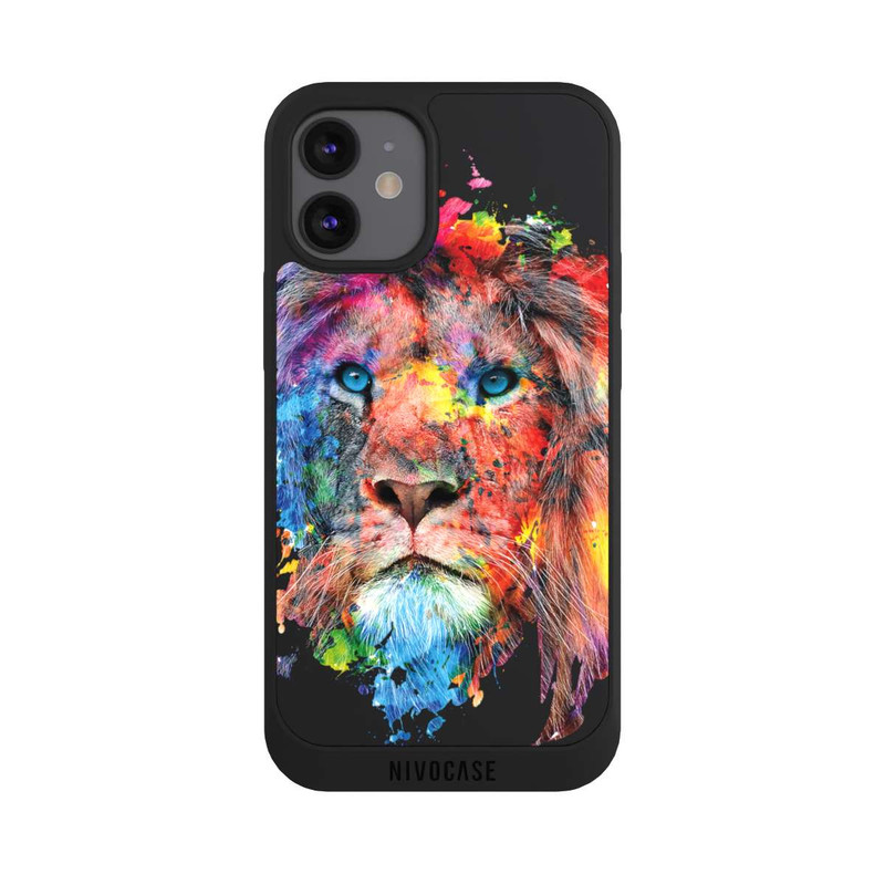 iPhone 12 mini NIVOpure Löwen Herz ohne Hintergrund