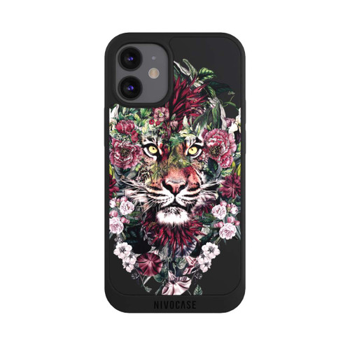 Apple iPhone 12 mini NIVOpure Floraler Tiger ohne Hintergrund