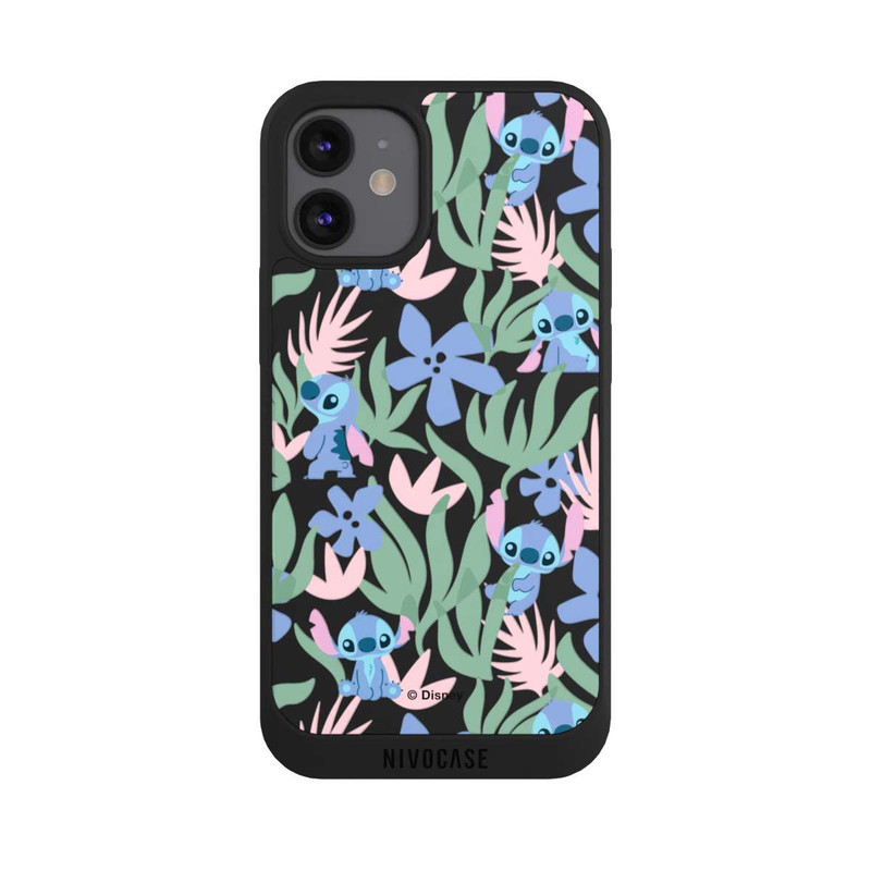 iPhone 12 mini NIVOpure Floral Pattern Stitch Transparent