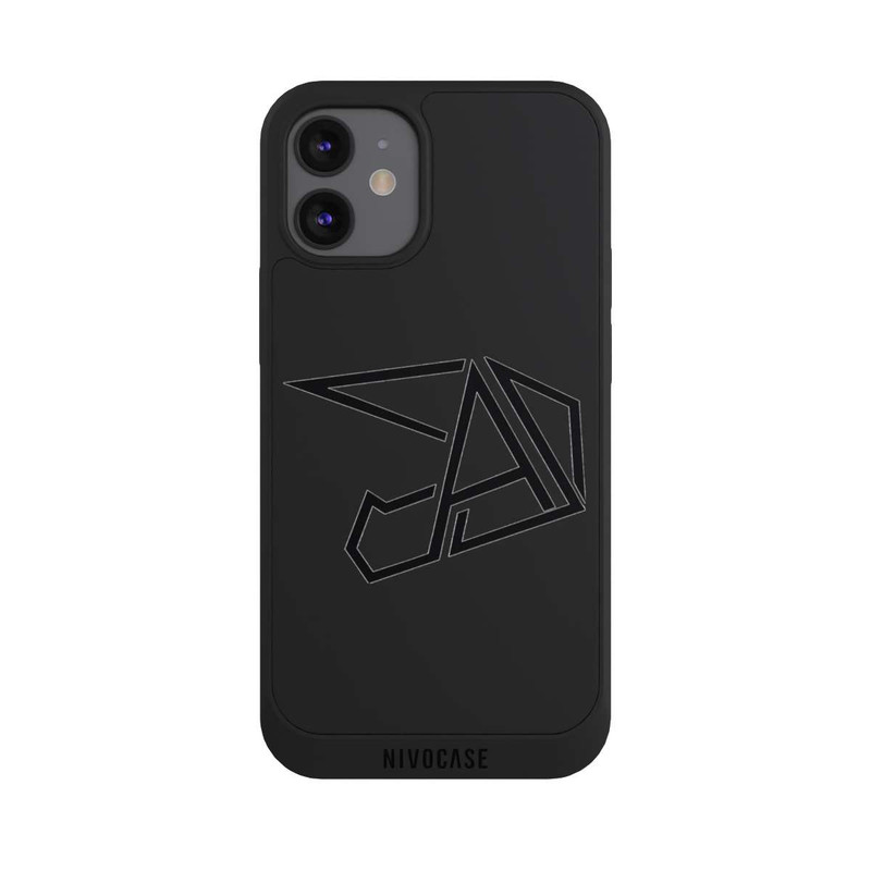 iPhone 12 mini NIVOpure Logo schwarz transparent