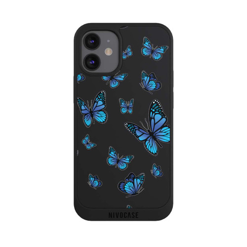 Apple iPhone 12 mini NIVOpure Schmetterlingmuster Transparent