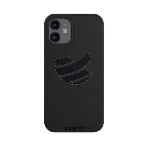 Apple iPhone 12 mini NIVOpure Icon Schwarz Transparent