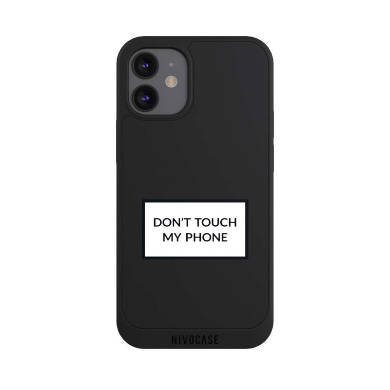 iPhone 12 mini NIVOpure Do Not Touch My Phone Transparent
