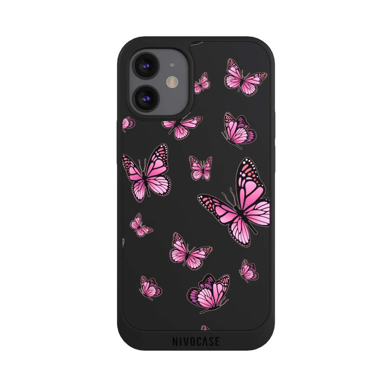 iPhone 12 mini NIVOpure Butterflies pink