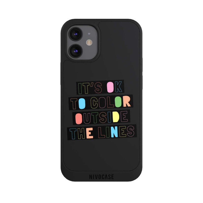 iPhone 12 mini NIVOpure Color Outside The Line Transparent