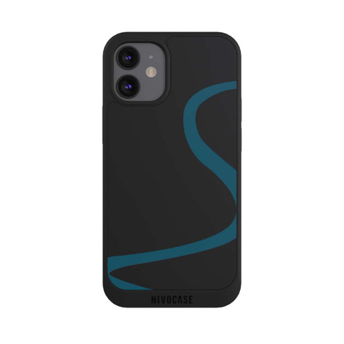 Apple iPhone 12 mini NIVOpure Blaue Linie Transparent