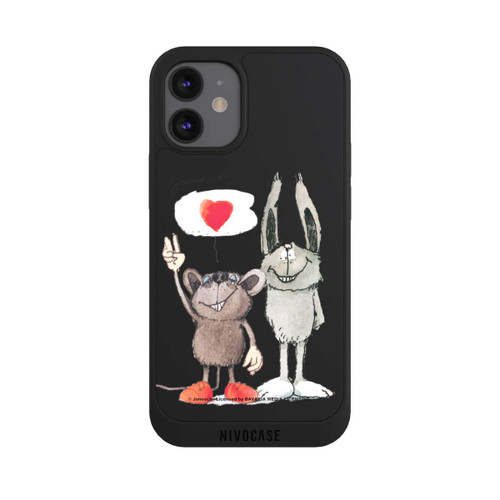 Apple iPhone 12 mini NIVOpure Maus und Hase Transparent