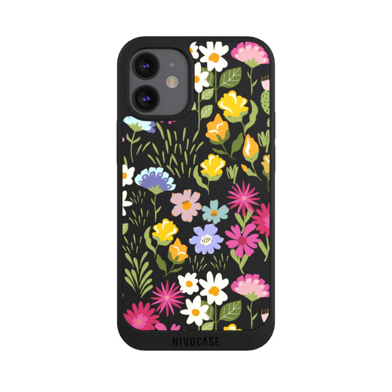 iPhone 12 mini NIVOpure Summer Flowers Pattern Transparent