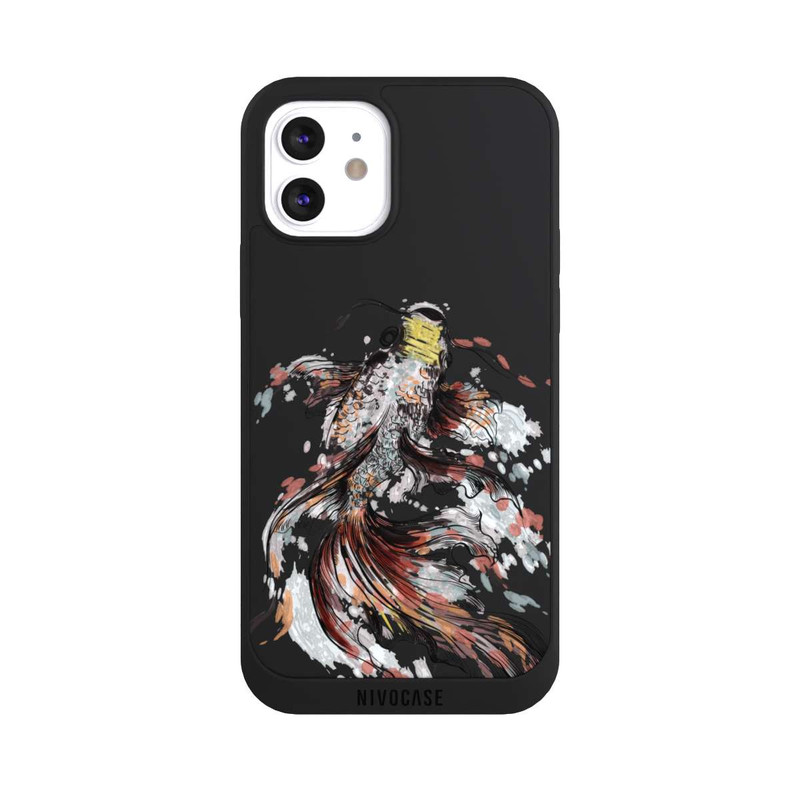 iPhone 12 NIVOpure Koi (Qquarelle) sans Fond