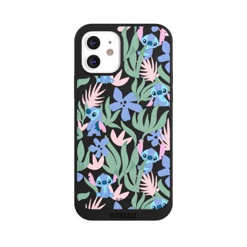 Apple iPhone 12 NIVOpure Floral Pattern Stitch Transparent