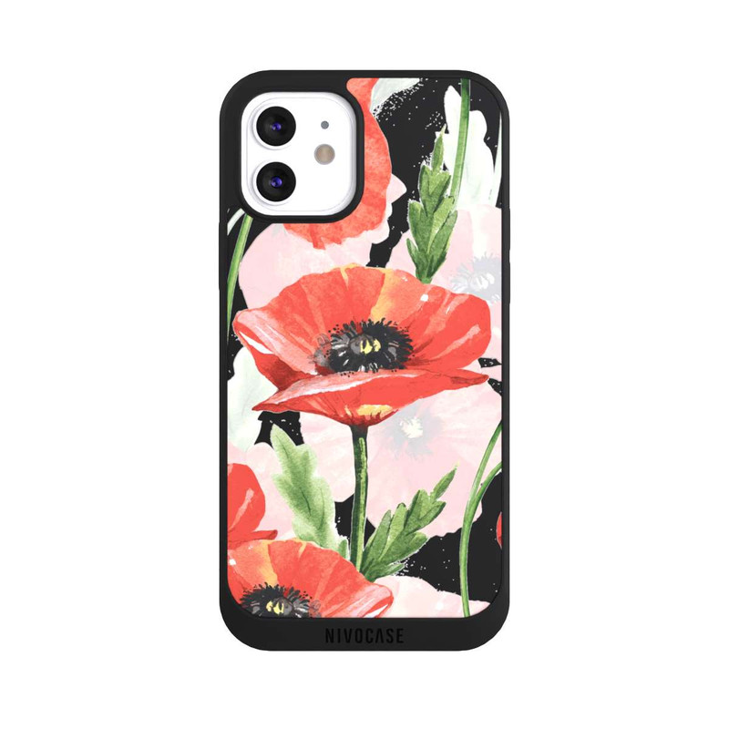 iPhone 12 NIVOpure Prairie de Coquelicots sans Fond 