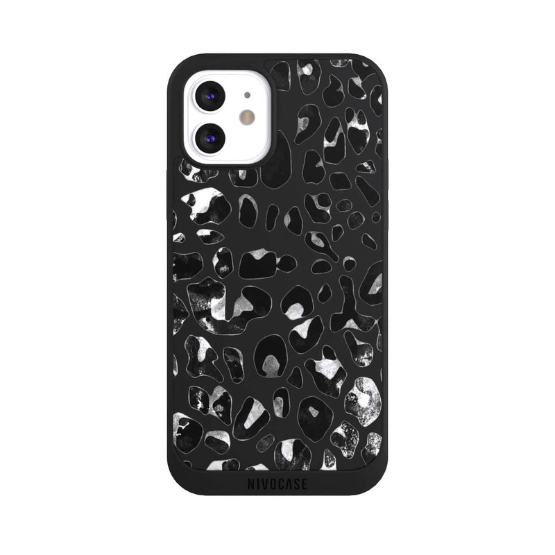 iPhone 12 NIVOpure Grunge Leopard Flecken