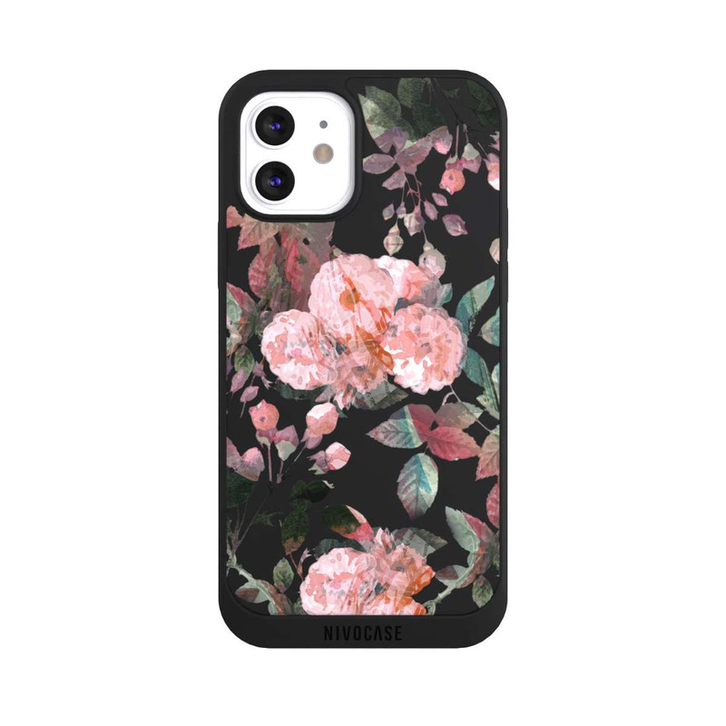 iPhone 12 NIVOpure Aquarell-Rosen