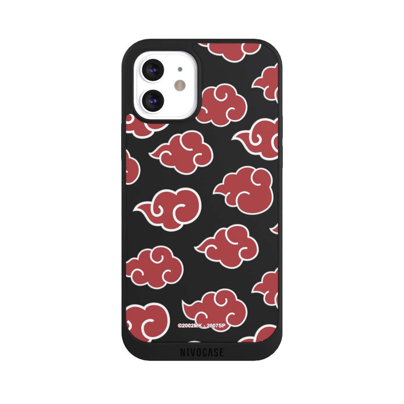 iPhone 12 NIVOpure Akatsuki Pattern Transparent
