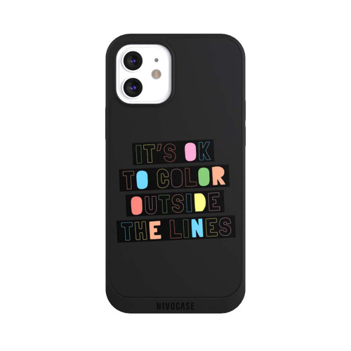 Apple iPhone 12 NIVOpure Color Outside The Line Transparent