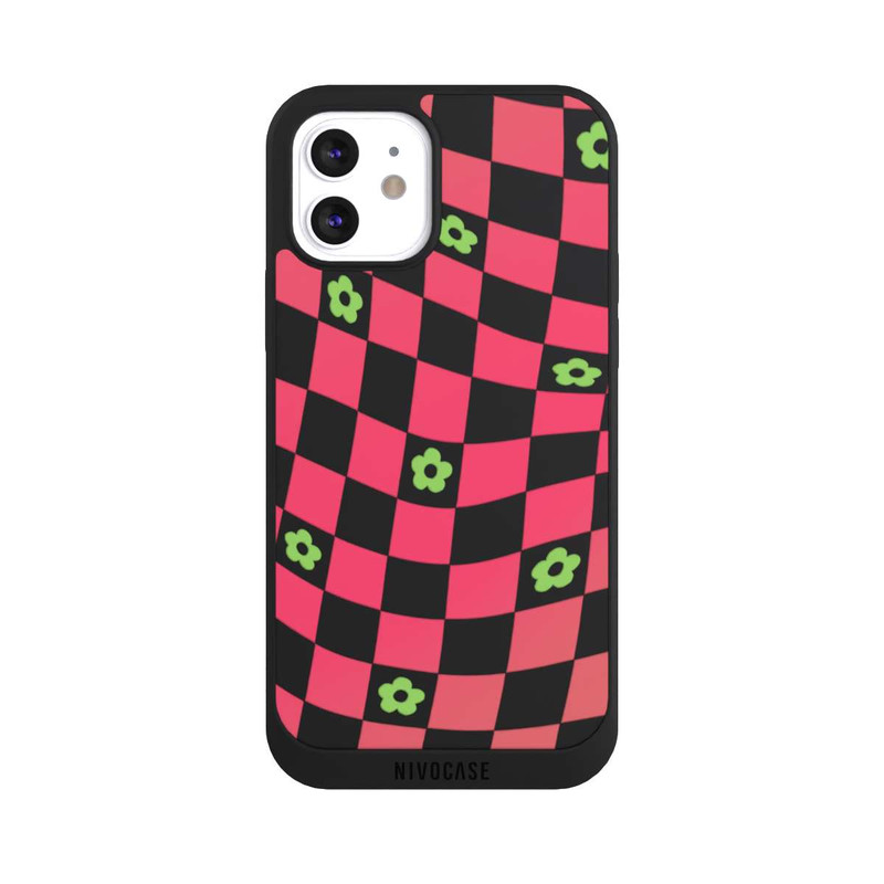 iPhone 12 NIVOpure Gänseblümchen Kariert
