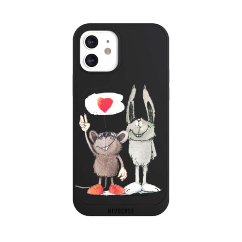 Apple iPhone 12 NIVOpure Maus und Hase Transparent