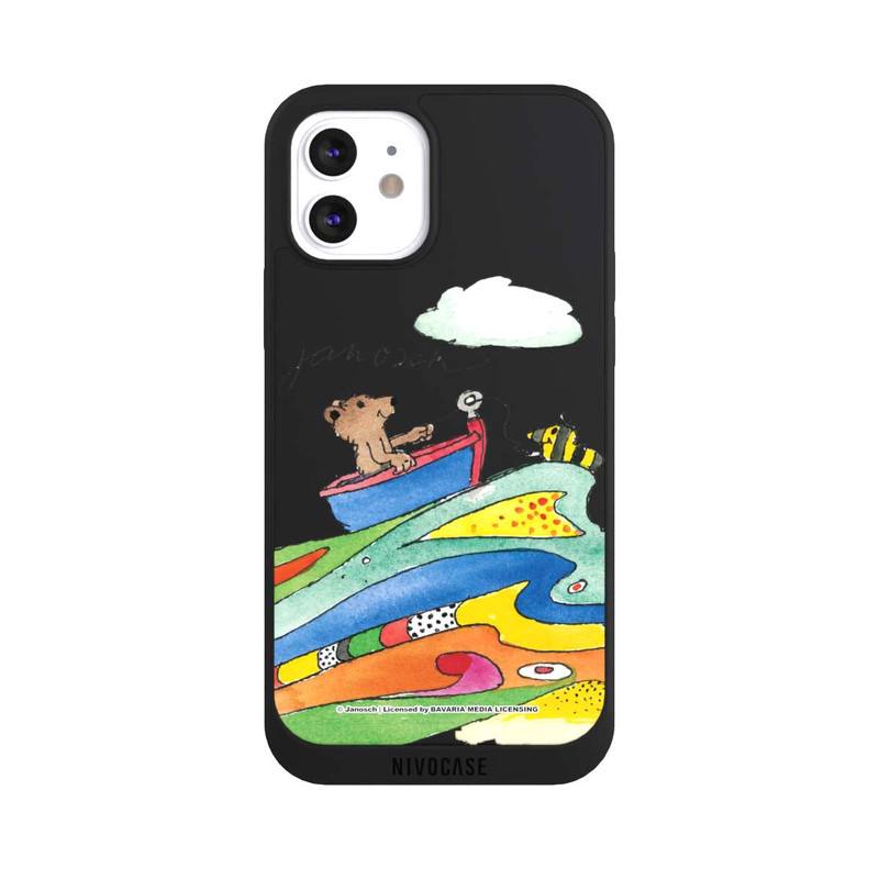iPhone 12 NIVOpure Bär und Tigerente Boot Transparent