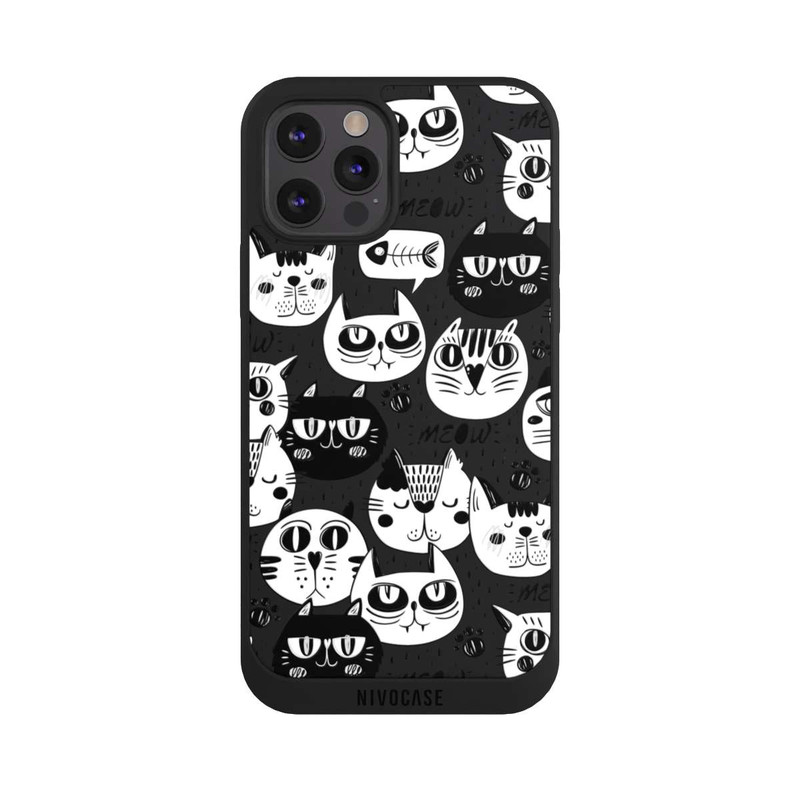 iPhone 12 Pro NIVOpure Bande de chats