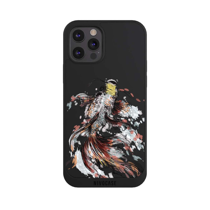 iPhone 12 Pro NIVOpure Koi (Qquarelle) sans Fond
