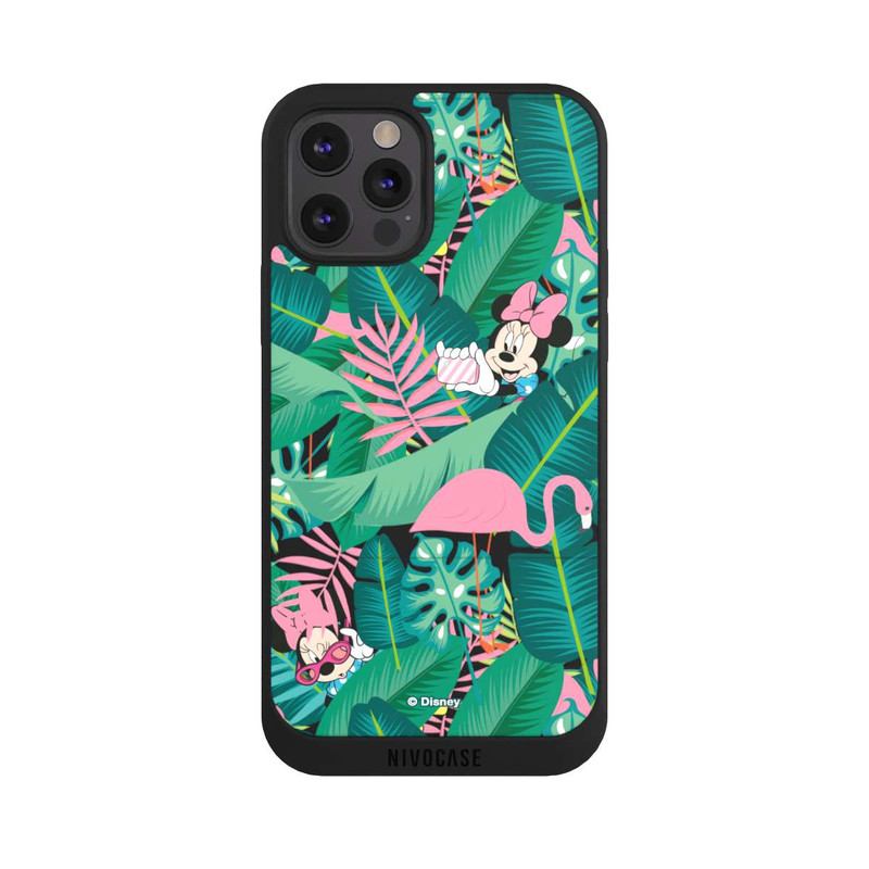 iPhone 12 Pro NIVOpure Minnie Summer Palm Leaves Transparent
