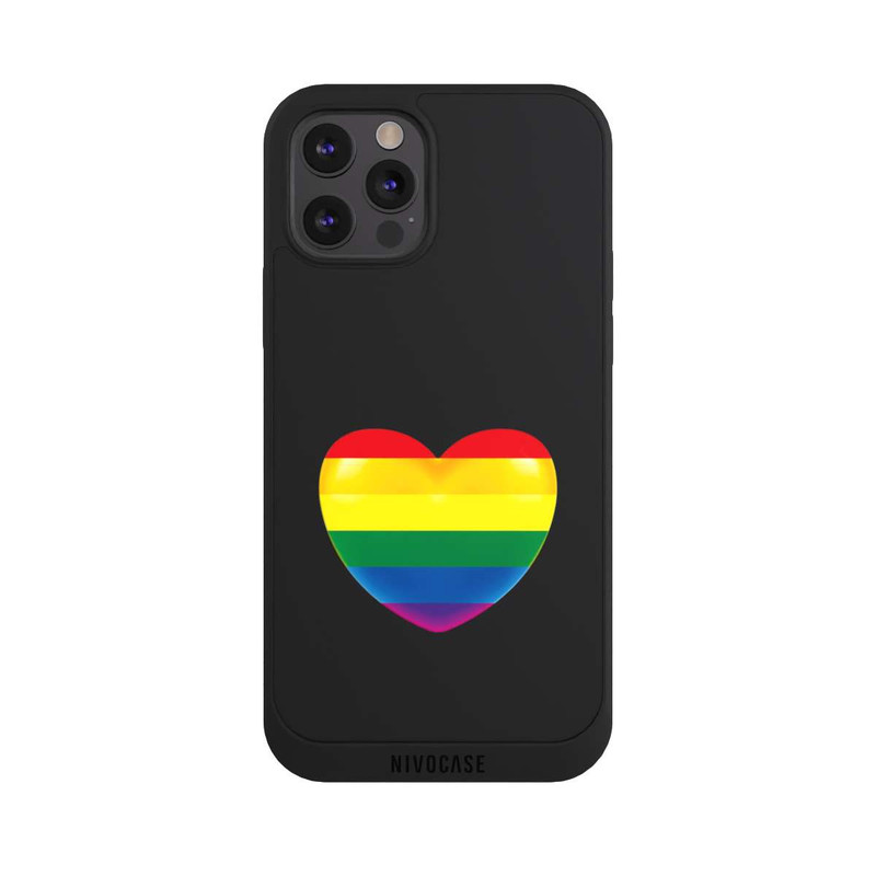 iPhone 12 Pro NIVOpure Pride Heart sans Fond