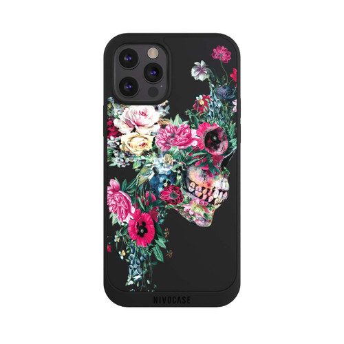 Apple iPhone 12 Pro NIVOpure Flower Skull transparent