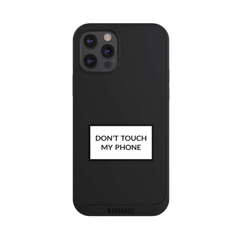 iPhone 12 Pro NIVOpure Do Not Touch My Phone Transparent