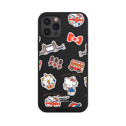Apple iPhone 12 Pro NIVOpure Hello Kitty Londoner Abzeichen Transparent