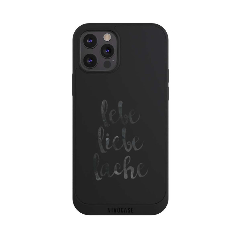 iPhone 12 Pro Max NIVOpure Lebe Liebe Lache ohne Hintergrund