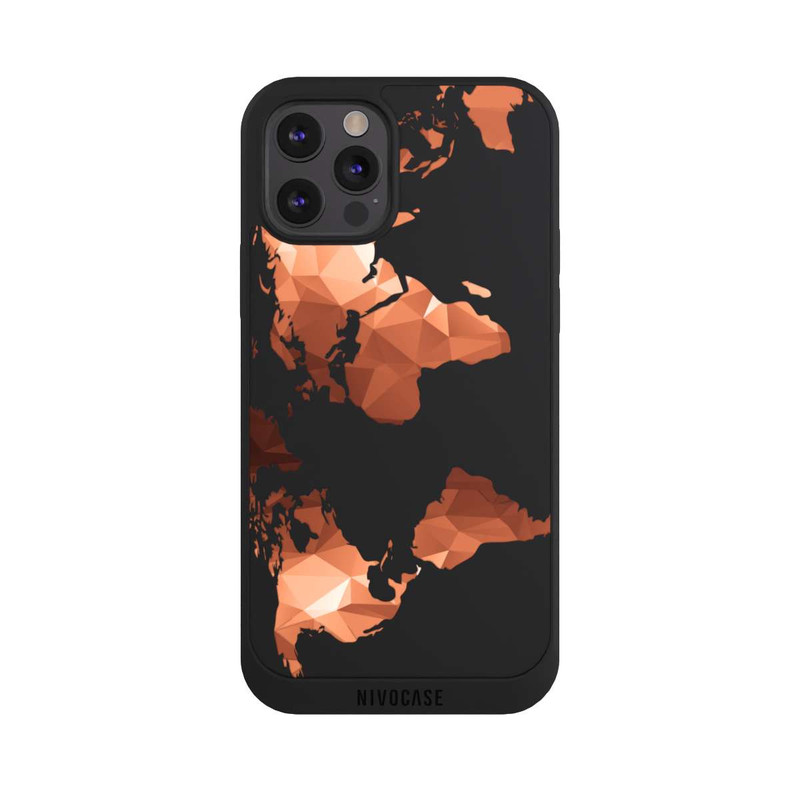 iPhone 12 Pro Max NIVOpure Worldmap Triangle ohne Hintergrund