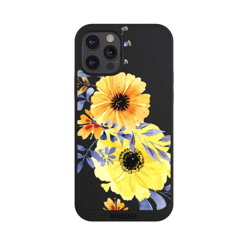 iPhone 12 Pro Max NIVOpure Gelbe schwedische Blumen