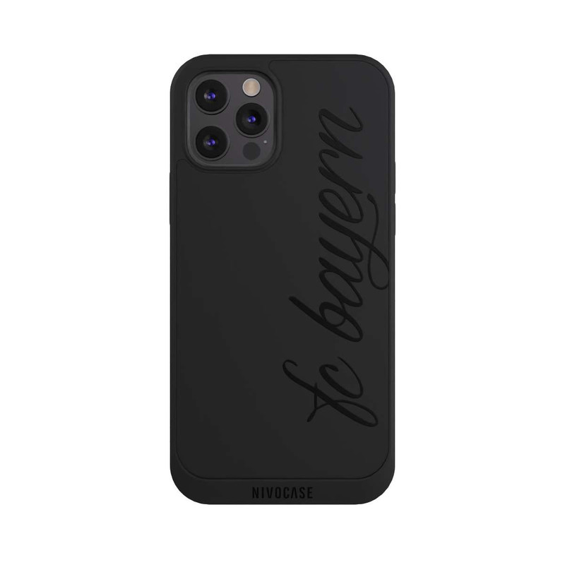iPhone 12 Pro Max NIVOpure Schwarzes FCB Girlmotiv - ohne Hintergrund