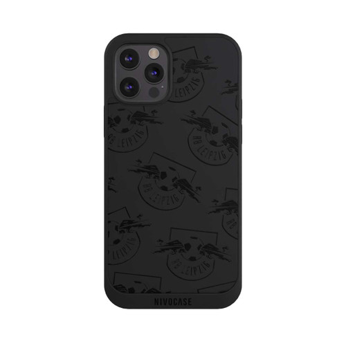 Apple iPhone 12 Pro Max NIVOpure Logos RB Leipzig Schwarz - ohne Hintergrund