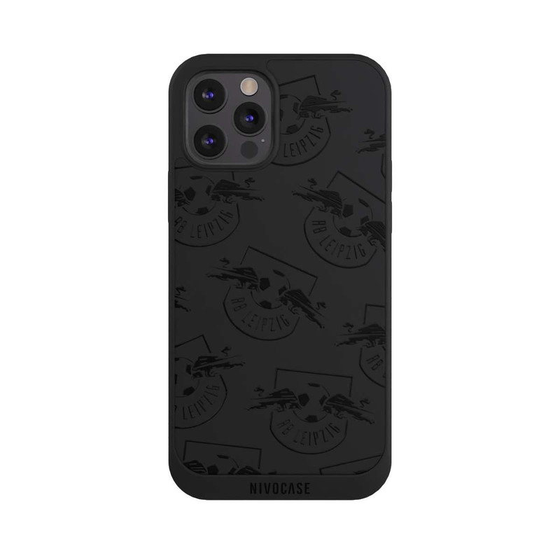 iPhone 12 Pro Max NIVOpure Logos RB Leipzig Schwarz - ohne Hintergrund